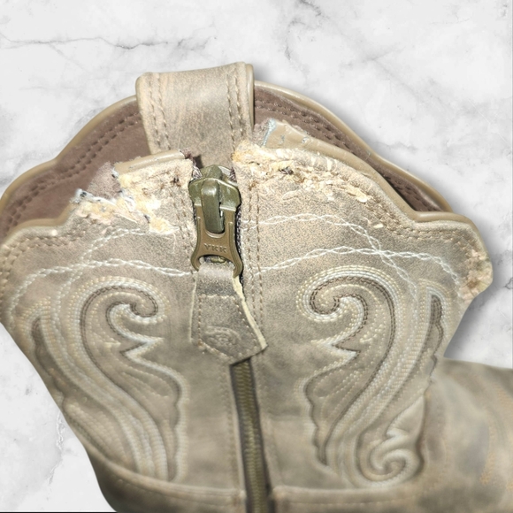 Womens durango Crush Distressed Shortie Boots- Flaws - Picture 9 of 11